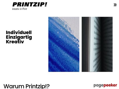 Kreativ in Print - Printzip.ch