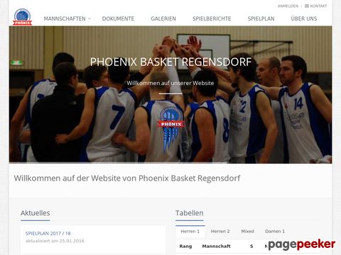 Phönix Basket Regensdorf - Der Basketballclub in der Region Furttal / ZH