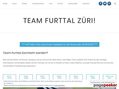 Team Furttal Züri - Mädchen- und Frauenfussball im Furttal...