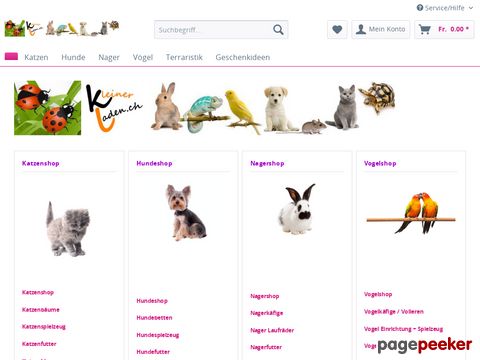huustiershop.ch - Onlineshop für Tierzubehör