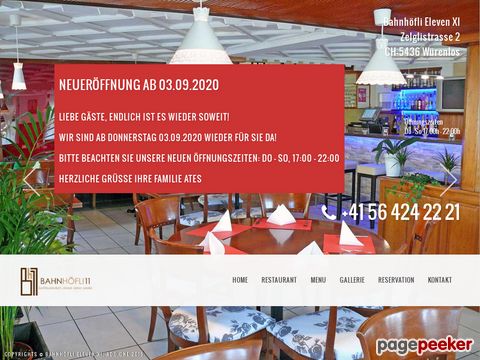 Bahnhoefli | Eleven XI | Hotel Bahnhof | Cafe - Bar - Restaurant