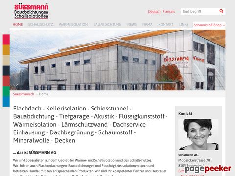 Süssmann AG - Der Spezialist für Schallisolationen/Schallschutz, Wärmeisolation und Bauabdichtungen 