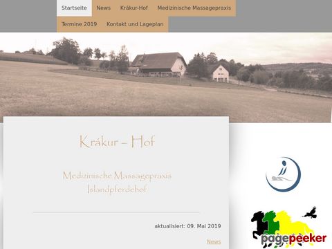 Krákur-Hof: Medizinische Massagepraxis, Reittherapie Betrieb Und Islandpferdehof