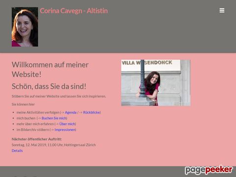 Corina Cavegn - Gesang von Operette bis Jazz