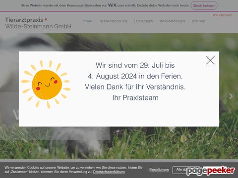 Tierarztpraxis Wilde-Steinmann GmbH - Ihre Kleintierpraxis mit der persönlichen Betreuung 