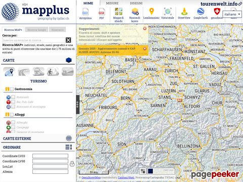 mapplus.ch - Geniale Schweizer - Kartenapplikation