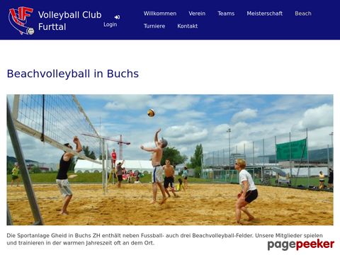 Beachvolleyball-Felder in Buchs ZH